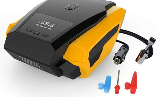 Máy bơm lốp ô tô mini tự ngắt Portable Air Compressor