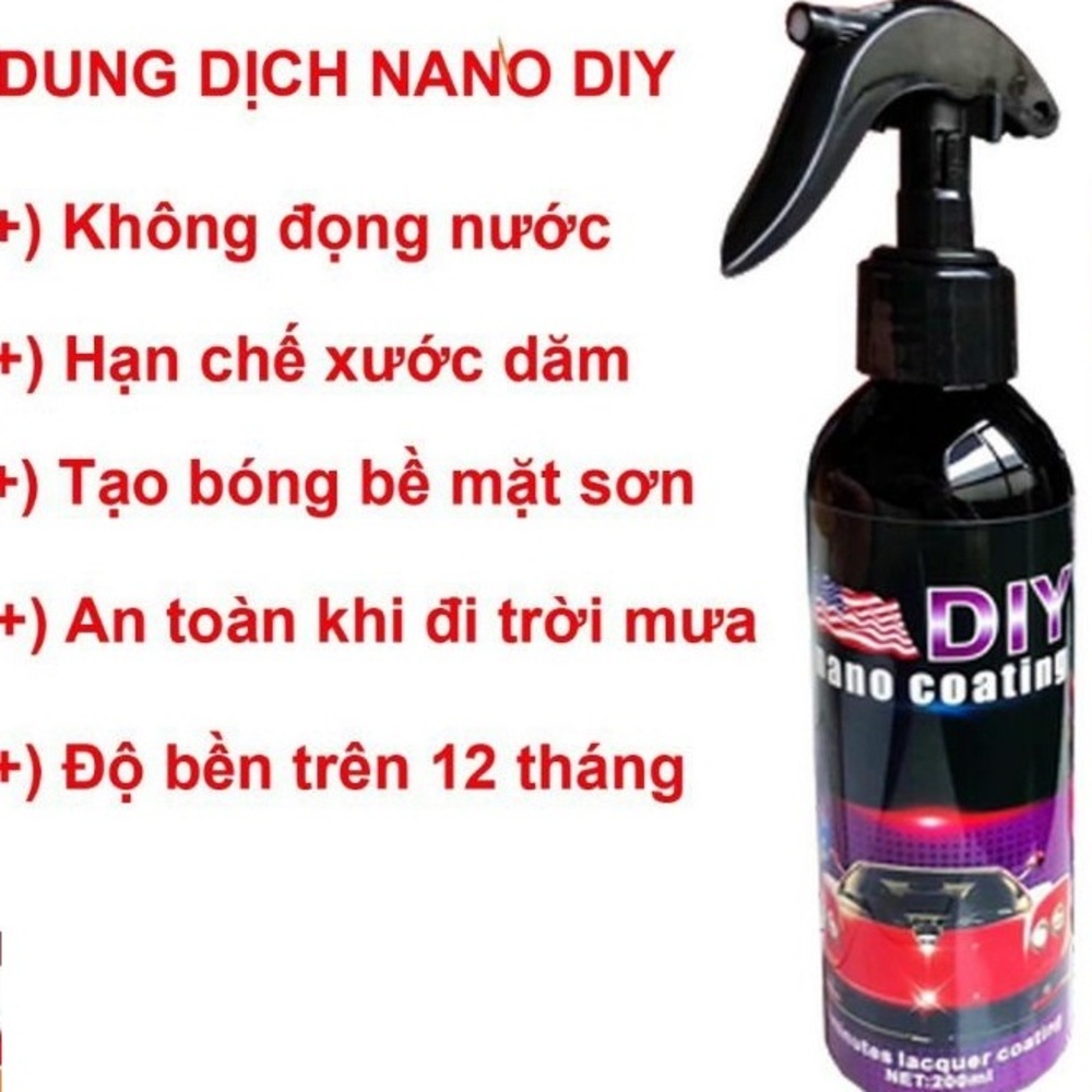 Chai xịt phủ NANO chống bám nước