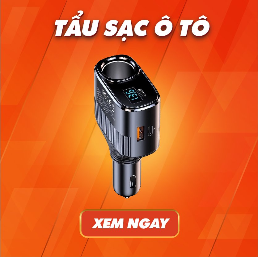 Tẩu sạc ô tô