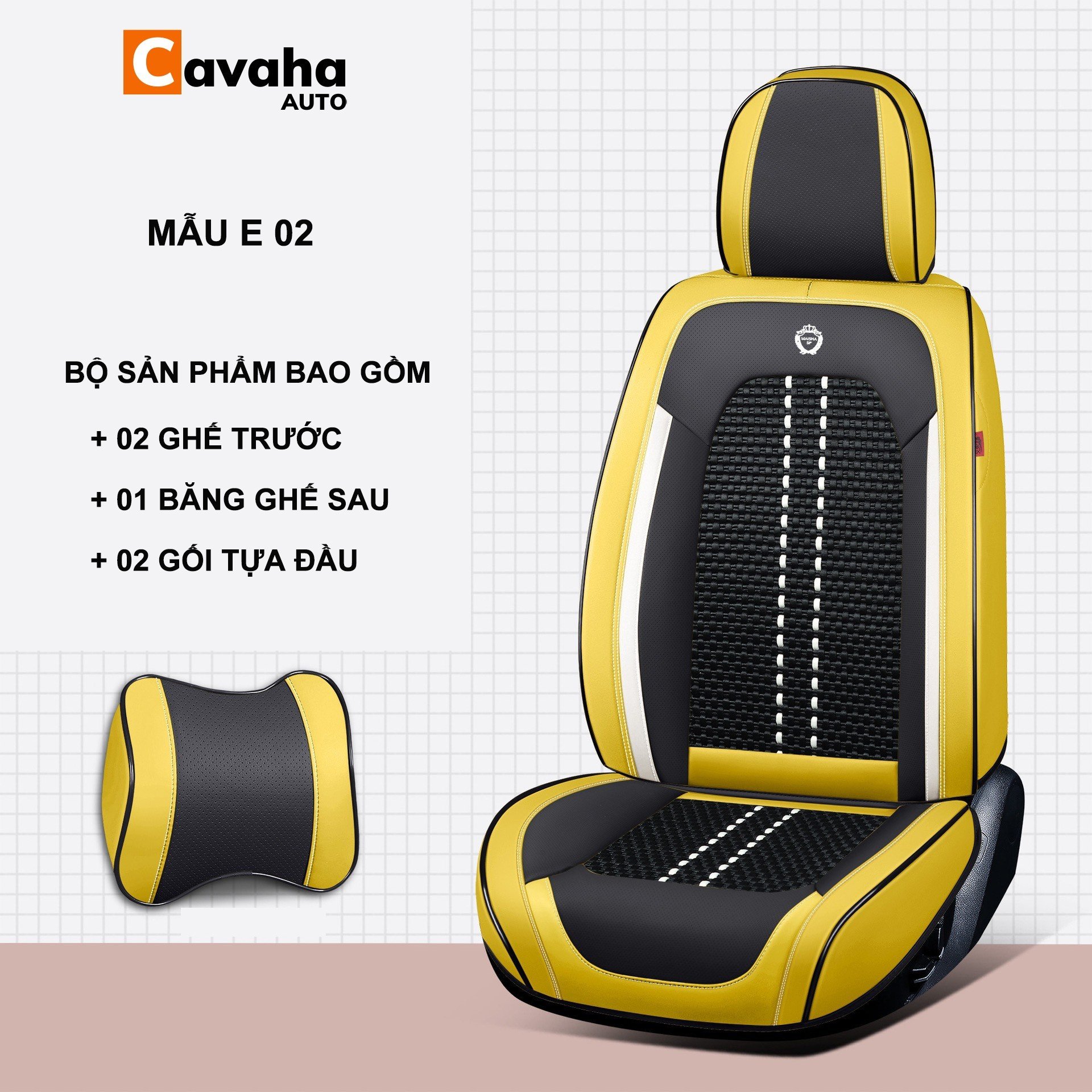 Áo ghế ô tô da cao cấp dành cho xe 4-5 chỗ